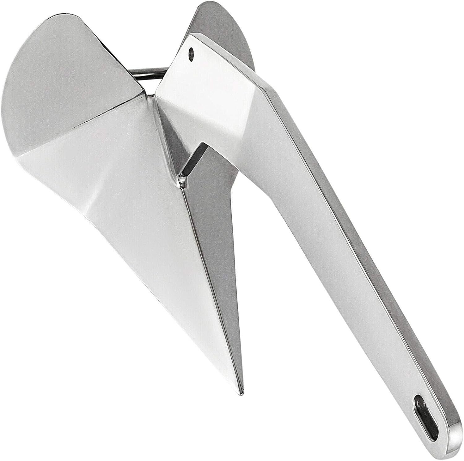 Triangular 316 Stainless Steel Delta Anchor for Reliable Stability at Sea 17.5lb