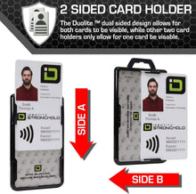 Load image into Gallery viewer, Multi-Color Dual-Card Holder with Lanyard &amp; ID Badge Reel for Secure Access