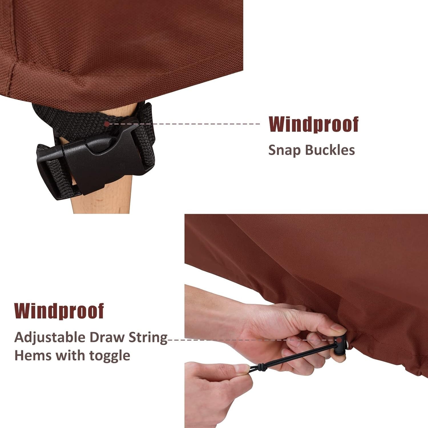 Durable 600D Oxford Chair Covers with UV Protection for Outdoor Furniture