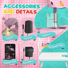 Load image into Gallery viewer, Electric Portable Sewing Machine with Accessories &amp; Tutorials: Ideal for Travel