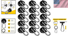 Load image into Gallery viewer, Neodymium Magnetic Hooks, 15 Pack - Strong, Easy Install, Adjustable Design