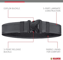 Load image into Gallery viewer, Ballistic Weave Black Nylon Duty Belt - Premium Construction for Law Enforcement