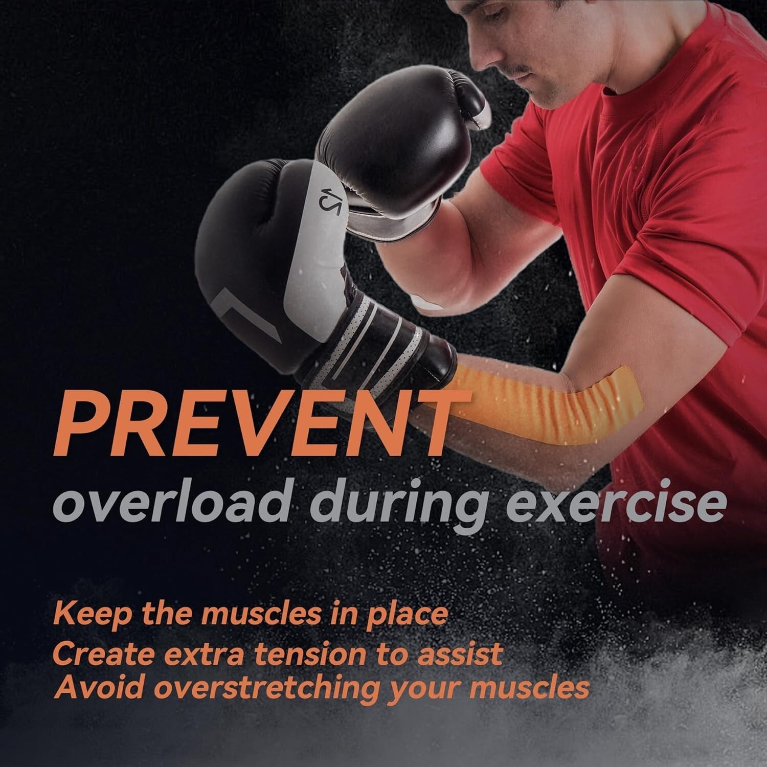 12 Rolls of Kinesiology Tape in Rainbow Colors - Support & Recovery Muscle Tape