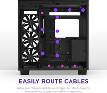 Load image into Gallery viewer, Spacious Dual-Chamber ATX Case – 360mm Radiator Support &amp; Smart Cable Management