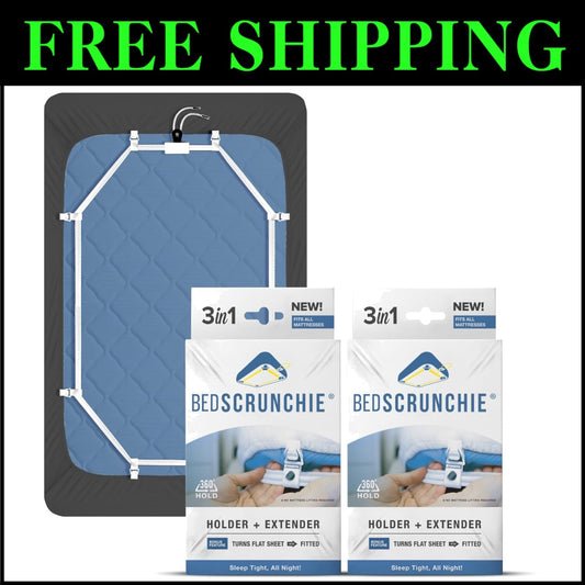 Machine Washable Bed Sheet Holder Straps - Heavy Duty, Vegan-Friendly 2 Pack