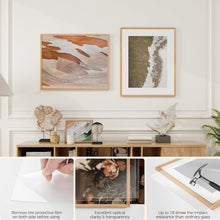 Load image into Gallery viewer, Minimalist 24x30 Solid Oak Picture Frames with Easy Clip &amp; Hang Design, 2 Pack