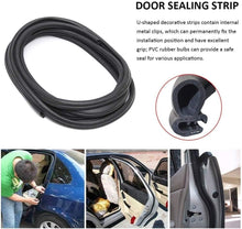 Load image into Gallery viewer, Durable 50Ft Rubber Seal Strip for Cars, RVs, and Boats - Easy Installation