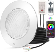 Load image into Gallery viewer, Versatile 54W Color Changing Pool Light - 12V Safe, Waterproof, Modern Design