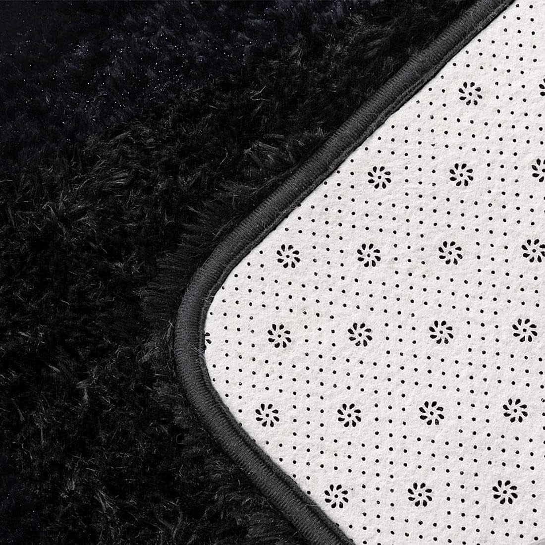 Soft Polyester 8x10 Feet Shag Rug - Ideal for Living Room, Nursery & Kids Rooms