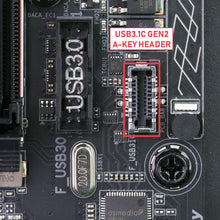 Load image into Gallery viewer, Secure USB-C Internal Extension Adapter with Gold-Plated Connections - 80cm