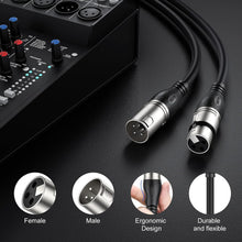 Load image into Gallery viewer, 2-Pack of 50ft XLR Cables - Professional Quality Mic &amp; Speaker Audio Connection