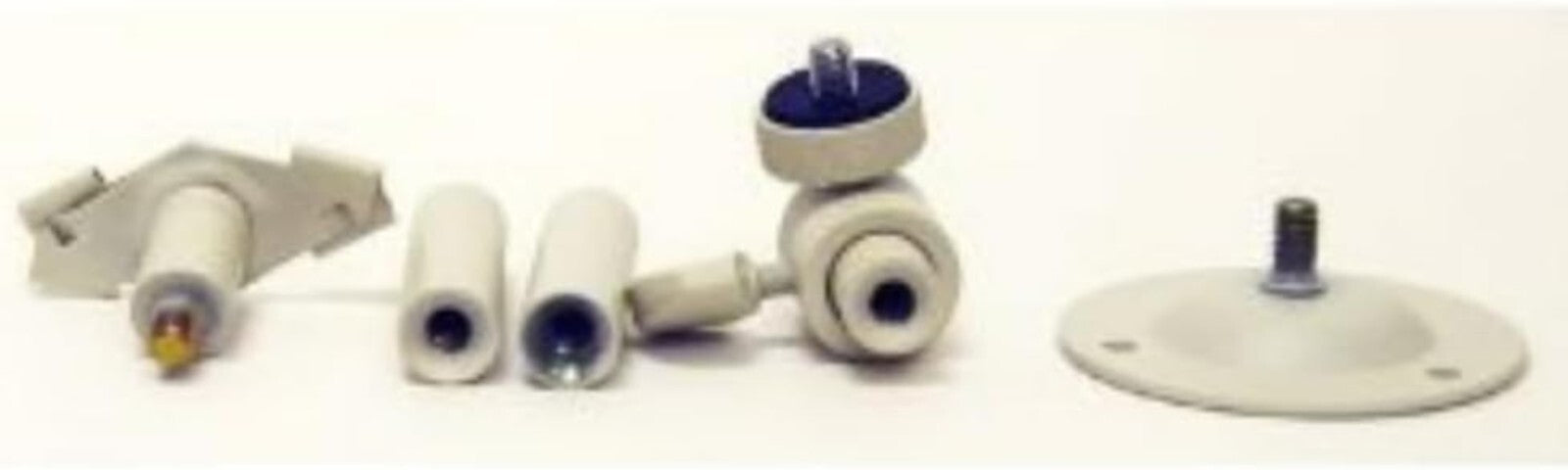 Adjustable 2-6 Inch Security Camera Brackets - 360° Pan & Tilt Mounts - 2 Pack