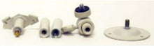 Load image into Gallery viewer, Adjustable 2-6 Inch Security Camera Brackets - 360° Pan &amp; Tilt Mounts - 2 Pack