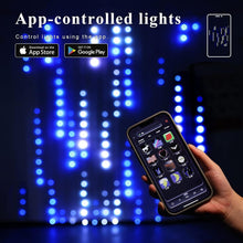 Load image into Gallery viewer, App-Controlled 400 LED Color Changing Curtain Lights - 6.5x6.5ft for All Seasons