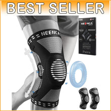 Load image into Gallery viewer, Instant Relief Knee Support Sleeves with Patella Gel Pad &amp; Stabilizers - 2 Pack