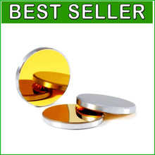 Load image into Gallery viewer, Gold-Plated CO2 Laser Mirrors - 25mm, 3PCS for Precision Cutting &amp; Engraving