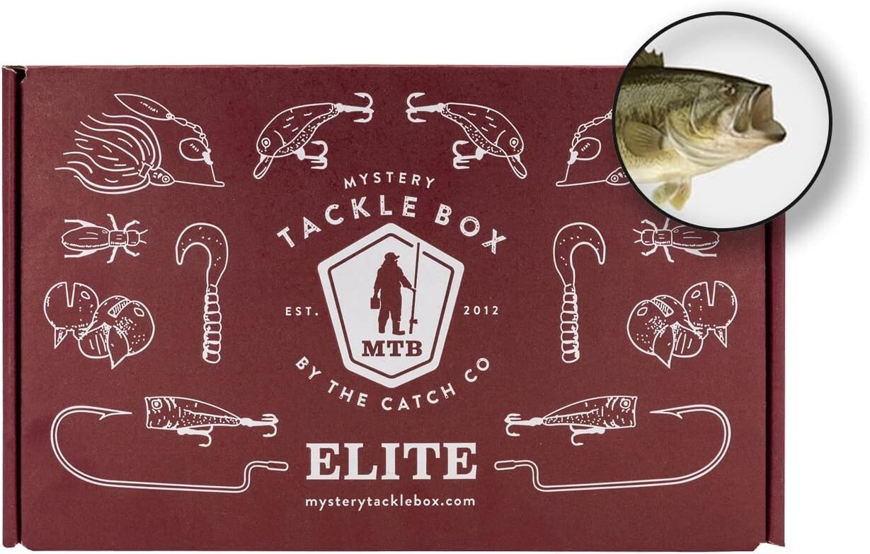 Mystery Tackle Box ELITE: Premium Bass Fishing Kit with Exclusive Lures