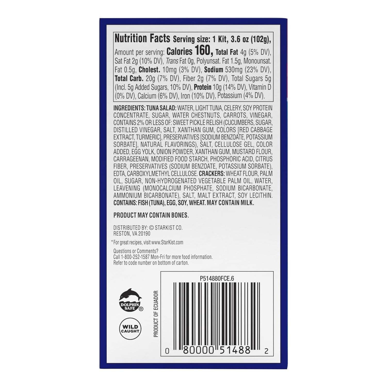 12-Pack Ready-to-Eat Tuna Salad Kits with Crackers - Quick & Delicious Meals