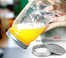 Load image into Gallery viewer, Versatile 32 oz Wide Mouth Mason Jars - Premium 12 Pack for Food &amp; Crafting