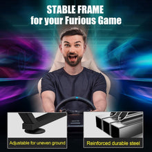 Load image into Gallery viewer, Universal Gaming Wheel Stand with Adjustable Height &amp; Stability Features