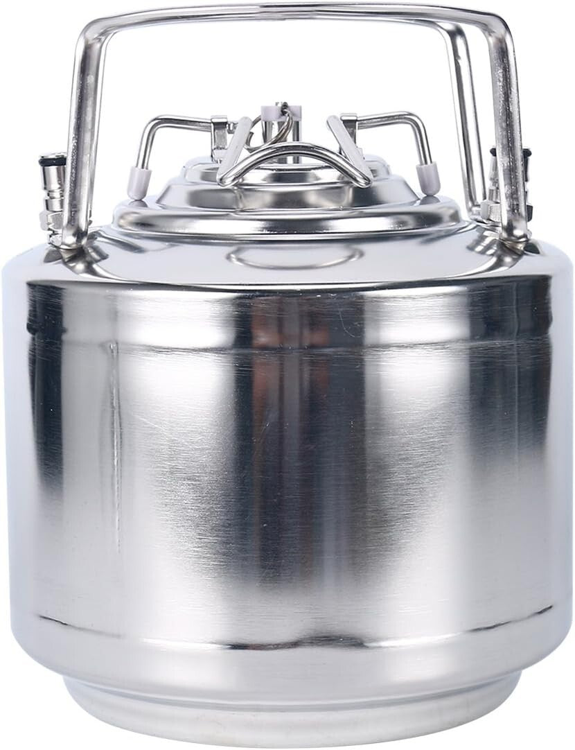 Lightweight 1.6 Gallon Mini Keg System with Real-Time Carbonation Control