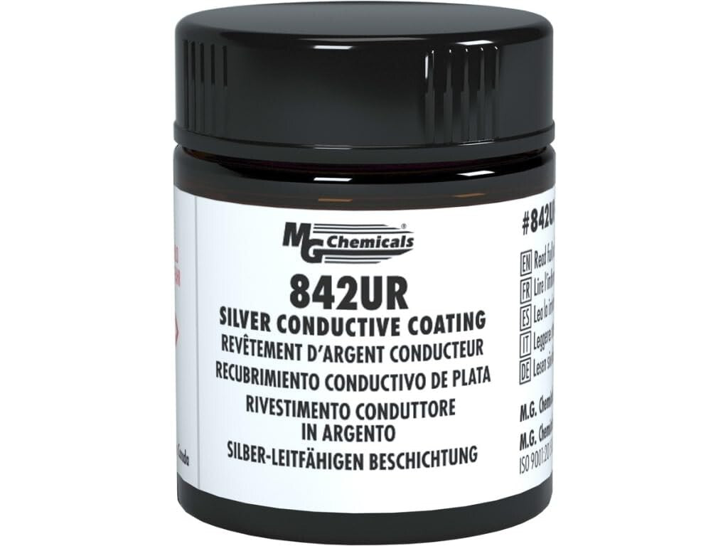 12Ml Silver Polyurethane Coating - Flexible, Strong Adhesion for Electronics