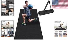 Load image into Gallery viewer, Premium Non-Slip Home Gym Mat - Large 6'x4' &amp; 6'x2' for All Workout Styles