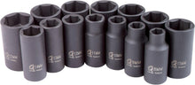 Load image into Gallery viewer, Versatile 14-Piece Metric Impact Socket Set - Forged Steel and Painted Finish