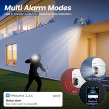 Load image into Gallery viewer, 4-Pack 2K Solar Outdoor Security Cameras with 360° PTZ &amp; Color Night Vision