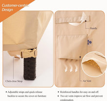 Load image into Gallery viewer, Heavy-Duty Waterproof Patio Table Cover 136x88in - Fade &amp; Wind Resistant