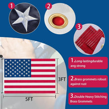 Load image into Gallery viewer, Premium Heavy Duty Flag Pole 25 FT - Perfect for Residential &amp; Commercial Use