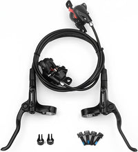 Load image into Gallery viewer, Complete Shimano MT200 Hydraulic Disc Brake Set with Resin Pads for Easy Upgrade