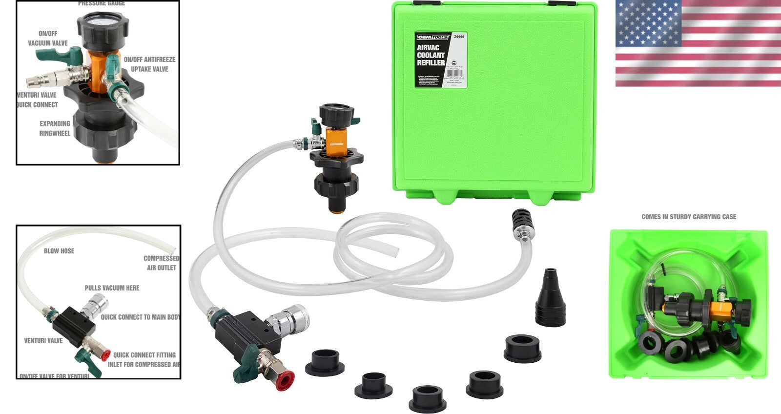 AirEvac Universal Cooling System Refiller Kit: Prevent Engine Damage Quickly