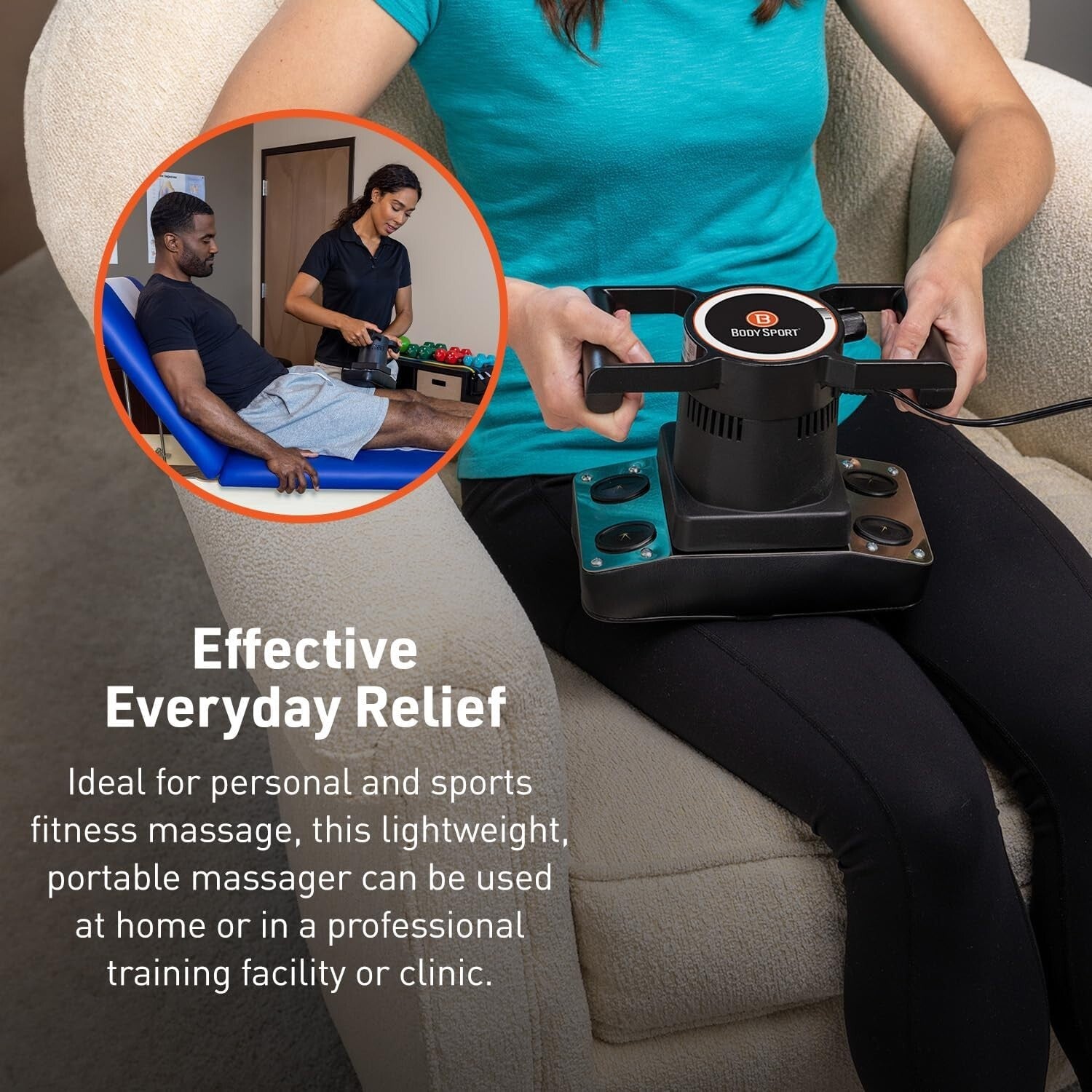 Achieve Muscle Relief with Lightweight 5 lb Therapeutic Vibrating Massager