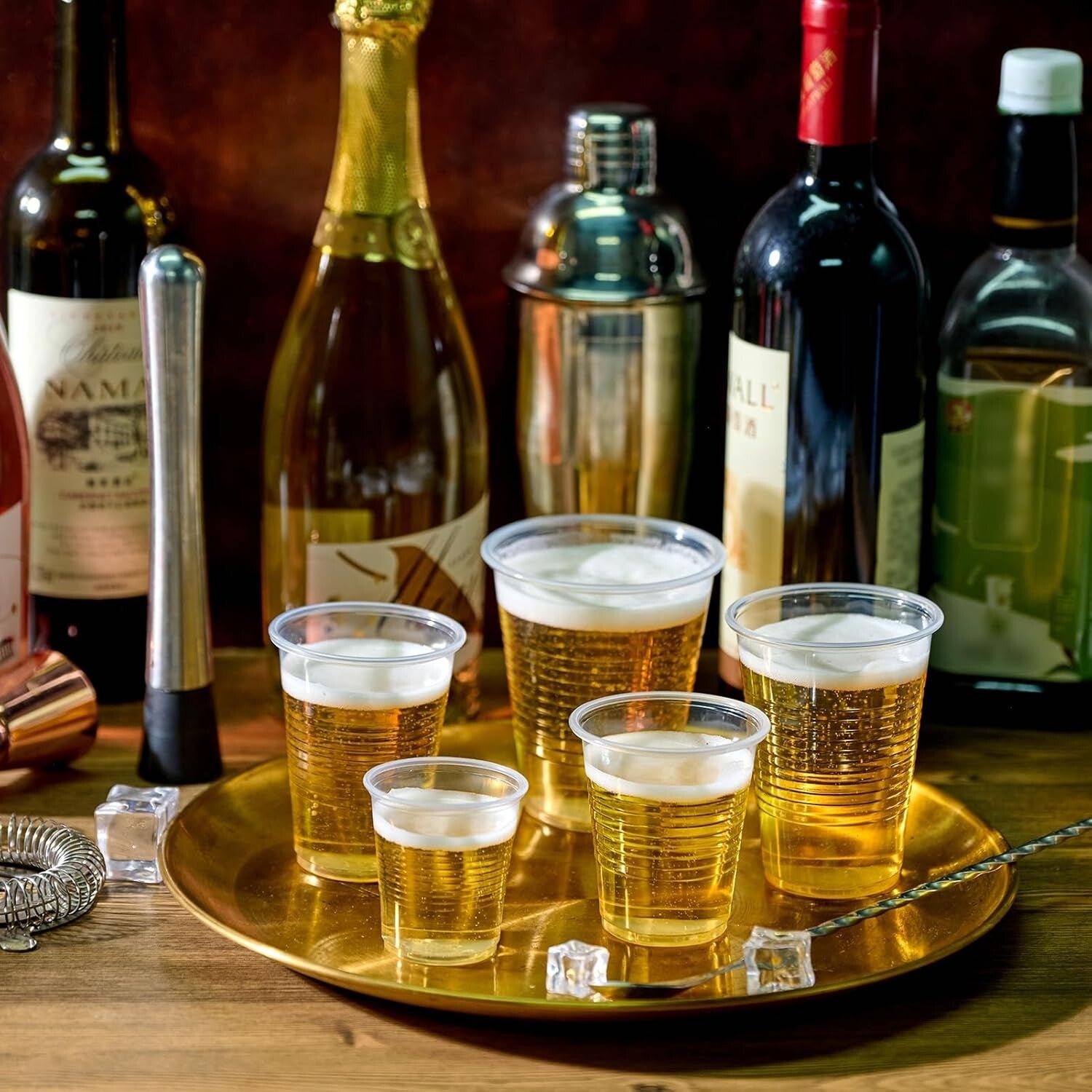 12 OZ BPA-Free Clear Plastic Cups - 2000 Pack for Effortless Party Serving