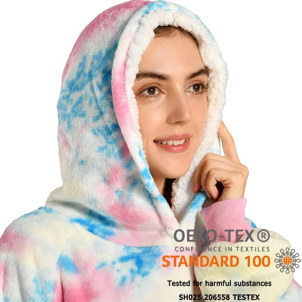 Cozy Wearable Blanket Hoodie - The Ultimate Oversized Gift for Comfort Lovers