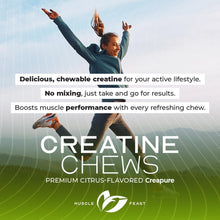 Load image into Gallery viewer, Chewable Vegan Creatine Tablets - 360 Lemon Lime Flavor for Workout Recovery