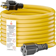 Load image into Gallery viewer, 15FT NEMA 5-15P Heavy Duty Extension Cable - Supports Wide Voltage Range