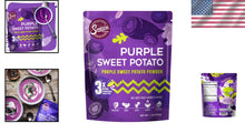 Load image into Gallery viewer, Natural Purple Sweet Potato Powder, Non-GMO Food Coloring - 16oz Resealable Pack