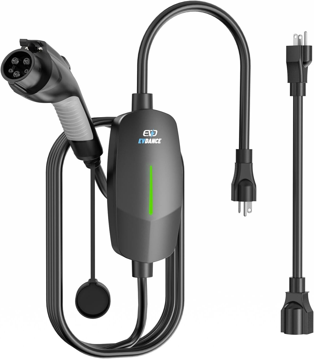 Lightweight 7lb Portable EV Charger for J1772 Vehicles - Fast Charging Solution