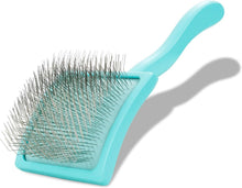 Load image into Gallery viewer, Professional-Grade Dog Slicker Brush for Goldendoodles &amp; Poodles - Teal, Large