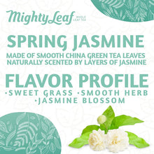 Load image into Gallery viewer, Intoxicating Organic Spring Jasmine Green Tea - 100 Silk Foil Bags Inside