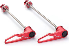 Load image into Gallery viewer, Precision Titanium Quick Release Skewers - Lightweight and Secure Fit for Bikers