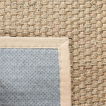 Load image into Gallery viewer, Natural Fiber Accent Rug - 2'6" x 4' Seagrass in Beige Border - Durable Design