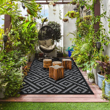 Load image into Gallery viewer, Durable 6'x9' Reversible Camping Rug - Eco-Friendly Waterproof Mat for Outdoors