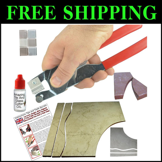 Durable Spring Steel Tile Cutter Kit for Ceramic & Glass - User-Friendly Design