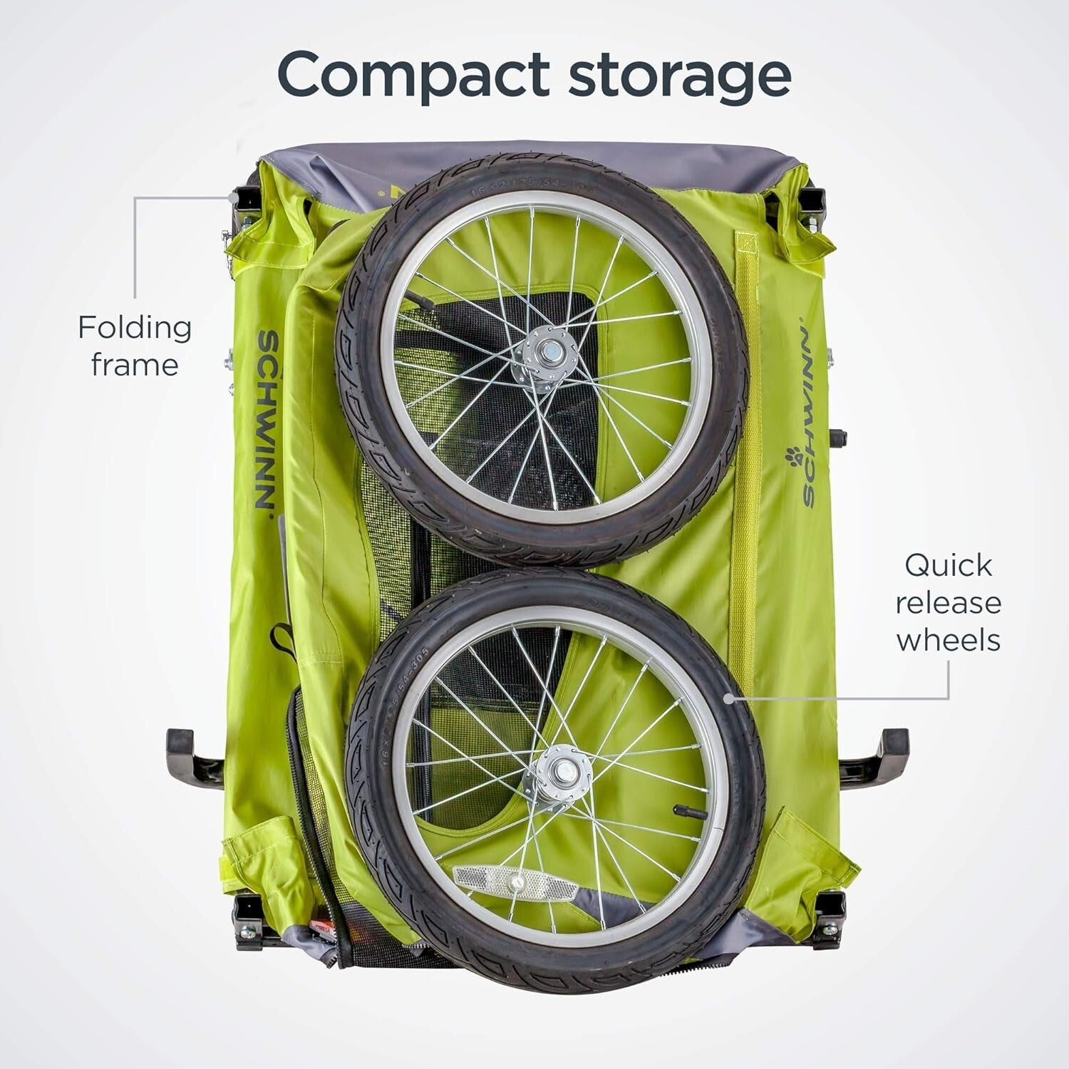 Comfortable Dog Trailer with Quick Release Wheel for Safe Biking Adventures