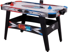 Load image into Gallery viewer, Light-Up 54-Inch Fire 'n Ice Air Hockey Table – Includes 2 LED Pushers
