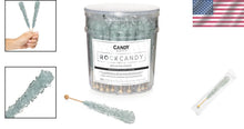 Load image into Gallery viewer, Individually Wrapped Silver Rock Candy Sugar Sticks – Perfect for Celebrations