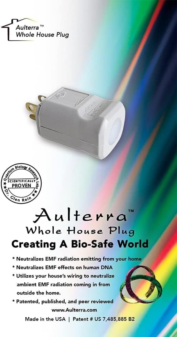 Innovative EMF Protection Plug - Neutralizes 5G Effects, No Installation Needed